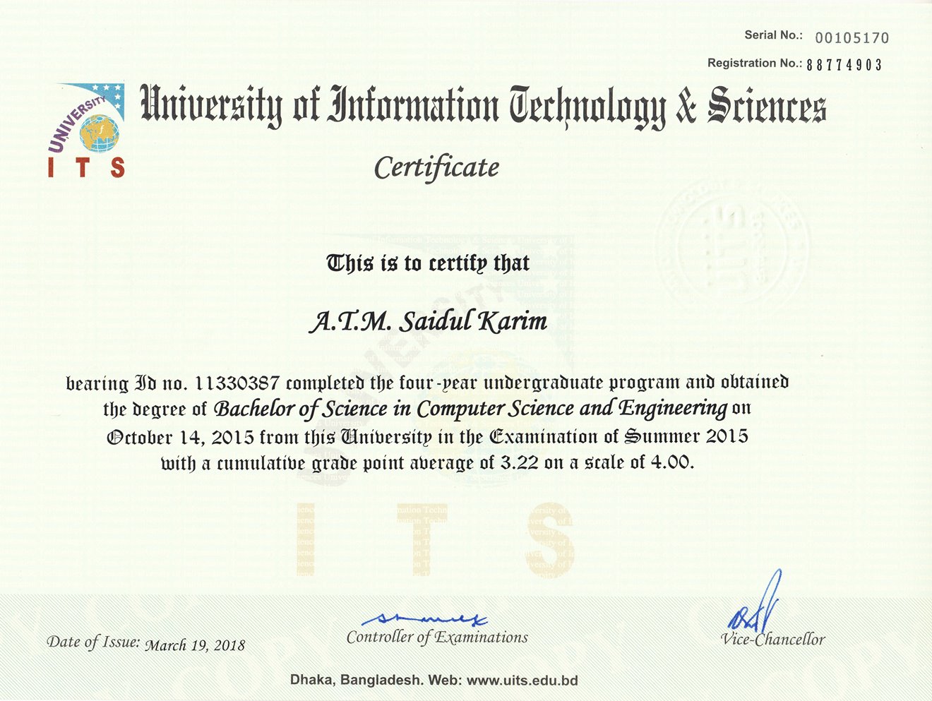 Bachelor of Science (Engineering)